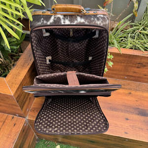 Meilleures valises en cuir de vachette Sacs de voyage Grande valise avec roues pivotantes Valise à main Bagages de voyage pour l'extérieur - Product Image 5