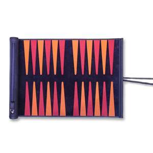 High-Quality Eco-friendly Customized PU Leather Travel <b>Backgammon</b> Rol-Up Box with Engraved Game Board for Parties - Product Image 3