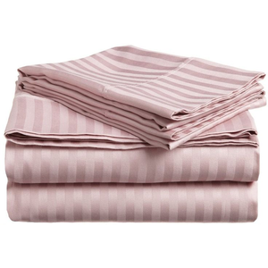 Juego de Ropa de Cama de Fibra de Poliéster 100% Sólida, Ecológica, Personalizada, de Calidad, 200 Hilos, Transpirable, Tejido, Estilo Simple, para Todas las Temporadas, 8 Piezas - Product Image 4