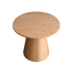 Table basse moderne en teck avec étagère inférieure pour salons - Rachel & Natalie - Product Image 1