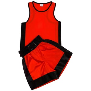 Uniforme de boxe personnalisé avec impression par sublimation sur toute la surface, 2 pièces, polyester à séchage rapide, logo de marque OEM, vente en gros en usine - Product Image 6