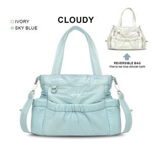 Hody Unisex Light Blue Casual Tote <b>Bag</b> BAILA <b>BAG</b> with Three Straps Waterproof <b>Large</b> Capacity Handbag for Birthday Daily Use - Product Image 1