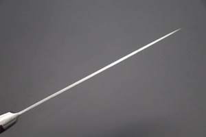 Custom Handmade Forged Modern Chef <b>Knife</b> Stainless Steel Blade 8in Length Ambidextrous Wooden Handle 3.0mm Thickness Extra <b>Sharp</b> - Product Image 5