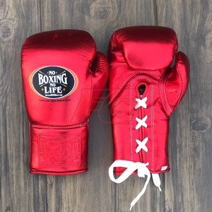 Gants d'entraînement de boxe MMA personnalisés |   Structure à Doigts Entiers |   Lacets à boucles auto-agrippantes |   Construction en cuir véritable |   Évacuation de l'humidité |   4 - Product Image 5