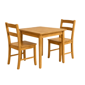 Juego de Mesa y Sillas de Comedor de Madera de Teca de Lujo ARTERRA, Muebles Modernos para Comedor de Casa o Villa - Product Image 1