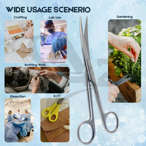 Tijeras Quirúrgicas Curvas de Alta Calidad de 5.5 Pulgadas con Punta Afilada, Juego de Instrumentos Médicos de Acero Inoxidable, OEM ODM Medivolve - Product Image 6