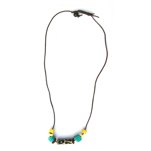 Collier de perles en os artisanal indien, bijoux ethniques contemporains élégants, accessoire de mode pour fêtes et mariages, prix de gros - Product Image 1