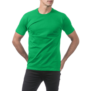 T-shirts légers pour hommes en mélange de coton actif avec matière personnalisée 52 % coton 48 % polyester - Product Image 2