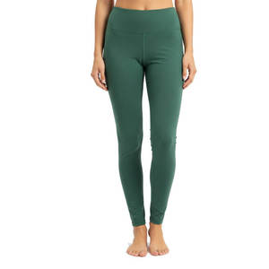 Pantalones de yoga de cintura alta para mujer, leggings deportivos verdes sin costuras, mallas de fitness con efecto levantamiento de glúteos, ropa deportiva al por mayor - Product Image 3