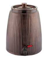 Pot Matka en Cuivre Pur Martelé avec Robinet et Couvercle pour Distributeur d'Eau