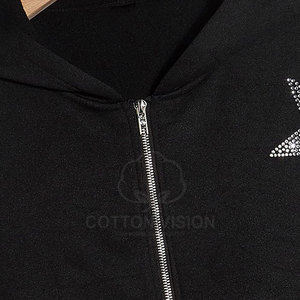 2026 Rhinestone Hoodie For Men <b>Fashion</b> Glitter Rhinestone Hoodie For Men <b>Fashion</b> Glitter Zipper Sparkly - Product Image 6
