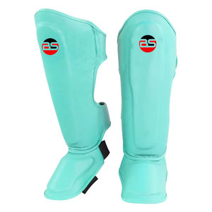 Protège-tibias de boxe de haute qualité, dernier design, protection des pieds, vente en gros, protège-tibias en cuir pour MMA, fabriqués par Burhan Sports - Product Image 1