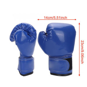 Guantes de Boxeo de Cuero para Niños de Marca Personalizada con Cierre de Gancho y Bucle, Transpirables y de Secado Rápido para Edades de 2 a 14 Años - Product Image 2