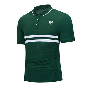 Chemises polo tendance pour hommes avec col boutonné, tissu léger, manches courtes, design pour un usage quotidien décontracté - Product Image 2