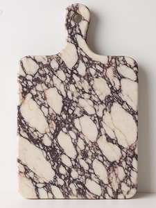 Tabla de Cortar Rectangular de Mármol Ecológico Color Negro Grisáceo con Asa para Cortar Verduras y Queso, Utensilios de Cocina - Product Image 5