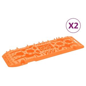 Planches de traction en nylon orange, 2 pièces, 42,1 x 12,2 x 2,8 pouces, rampes et échelles - Product Image 1