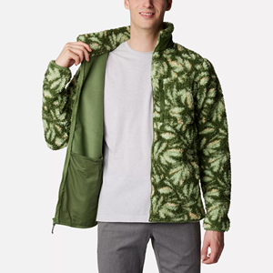 Best Sale High Quality Customized Reversible Winter Fleece <b>Jacket</b> Wholesale Streetwear Outdoor <b>Men</b> Polar Fleece <b>Jacket</b> - Product Image 3
