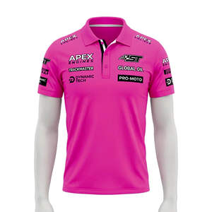 Polo personnalisé pour équipe de réparation de moto, manches courtes, respirant, grande taille, polo direct pour équipe BMX MX MTB, pour le personnel de l'équipe - Product Image 1