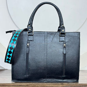 Sac à main multifonctionnel pour femmes tendance, sac à main en cuir à carreaux travaillé à la main, sac fourre-tout à portage dissimulé, sac à main en cuir de vache, sac bandoulière - Product Image 5