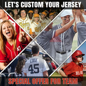 Maillot de baseball personnalisé rose et turquoise pour homme, boutonné, manches courtes, 100 % coton biologique, antibactérien, imprimé sérigraphié sur le devant - Product Image 6