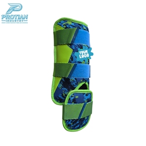Protian Industry - Protector de Pierna de EVA Verde Personalizado con Doble Correa, Protección Deportiva para Adultos, Equipo de Bateo de Béisbol para Todas las Estaciones - Product Image 2