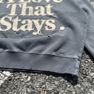 เสื้อสเวตเชิ้ตคอกลมปักลาย OEM ทรงโอเวอร์ไซส์ ผ้าเฟรนช์เทอร์รี่ ลุคสตรีทสไตล์ ซักแล้ว ทรงหลวมสำหรับผู้ชาย - Product Image 5