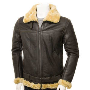 แจ็คเก็ตหนังแฟชั่นผู้ชายราคาสุดคุ้มออนไลน์-คุณภาพสูง 100% ดีไซน์คอทรงกรวย กันน้ำ สไตล์ไฮสตรีท - Product Image 3