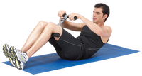 ALLWINWIN SBR03 Barre de musculation pour abdominaux - Support pour cuisses et pieds pour exercices et entraînements