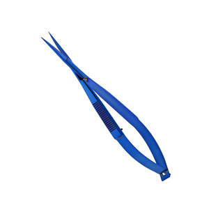 Ciseaux à ressort multifonctions en acier inoxydable avec pointe pointue et lames affûtées pour les sourcils - Couleurs personnalisées de haute qualité - Product Image 1