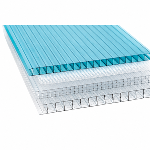 Plaque <span class=keywords><strong>alvéolaire</strong></span> en <span class=keywords><strong>polycarbonate</strong></span> Bakway découpée sur mesure, installation facile, plaque PC creuse pour puits de lumière - Product Image 2