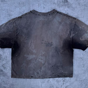 Camisetas 2026 con efecto acid wash, personalizadas, de alta calidad, estilo vintage, de algodón negro, con lavado ácido, gruesas, con gráficos, extragrandes - Product Image 2