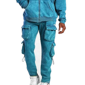 Ensemble de sport antidérapant, facile à laver, de qualité supérieure, taille idéale, séchage rapide, durable, écologique, pour homme, effet délavé. - Product Image 5