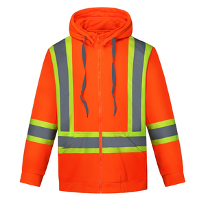 Custom Warm and Windproof <b>Hi</b> <b>Vis</b> Safety <b>Jacket</b> High Visibility Reflective Safety <b>Jackets</b> <b>Softshell</b> - Product Image 1