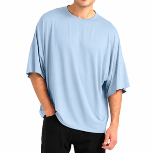Qelonto Unisex Custom Graphic Oversized Long <b>T</b>-<b>Shirt</b> 220 Gsm Heavyweight 100% Cotton Eco-Friendly Casual Blank Print Men Women - Product Image 1