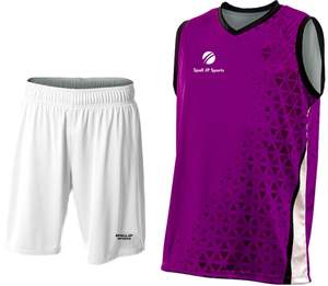 Conjuntos de Camiseta y Pantalones Cortos de Baloncesto Personalizados para Hombre, Uniformes de Baloncesto Universitarios de Secado Rápido, Uniformes de Baloncesto Personalizados - Product Image 3