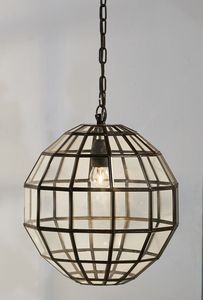 Luminaire suspendu en métal géométrique, style industriel, décoration intérieure, salon, design durable - Product Image 2