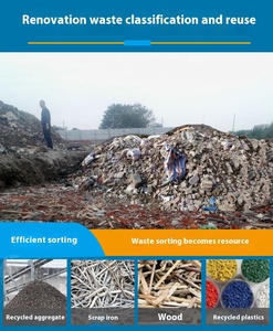 Équipement de ligne de plate-forme de tri manuel de l'usine professionnelle pour l'aluminium de plancher de ciment recyclé de déchets de rénovation urbaine - Product Image 3