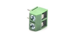Borniers à vis universels pour PCB, pas de 5,0 mm, à vis croisée verte, 2P - Product Image 3