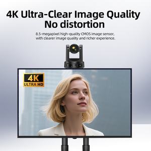 Cámara <span class=keywords><strong>PTZ</strong></span> Inalámbrica 4K con Zoom Óptico de 10X para Sala de Conferencias, con Seguimiento Inteligente por IA, para Transmisión en Vivo de Cultos Religiosos - Product Image 3