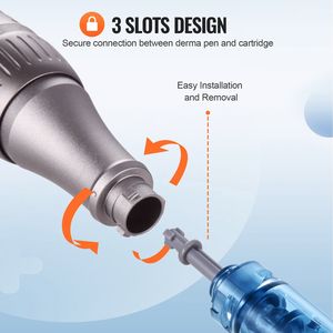 M8S professionale 6 velocità elettrico bellezza penna Microneedling dispositivo con 20 aghi per la cura della pelle - Product Image 5