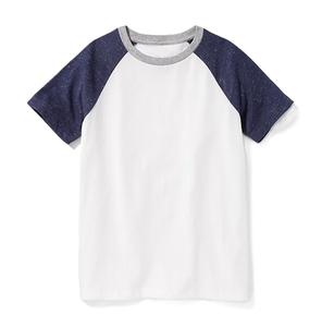Hot Sale Unisex Pure Cotton Short-Sleeve <b>T</b>-<b>Shirt</b> Featuring Trendy <b>Raglan</b> Sleeves Custom Design Contrast Colour Any Fit Any Size - Product Image 4