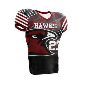 Durable American Football Jersey Moisture Wicking Quick Dry Polyester Mesh Teamwear Custom American Football Jersey High Quality - Product Image 3