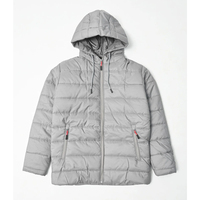 Dernier modèle de veste matelassée en toile pour homme, hiver, écologique, respirante, à capuche, chaude, épaisse, avec logo personnalisé