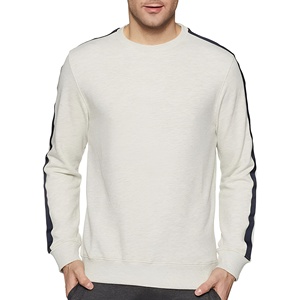 Sweat-shirt à col rond surdimensionné pour homme de haute qualité avec logo personnalisé, en molleton de coton, streetwear décontracté, OEM - Product Image 1