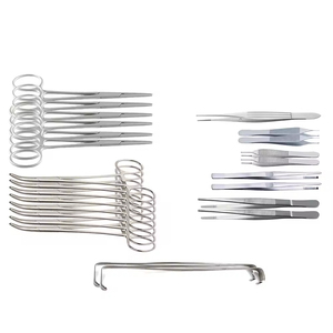 Kit d'outils chirurgicaux généraux pour appendicectomie et interventions abdominales mineures Azicon : rétracteurs, pinces, ciseaux - Product Image 5