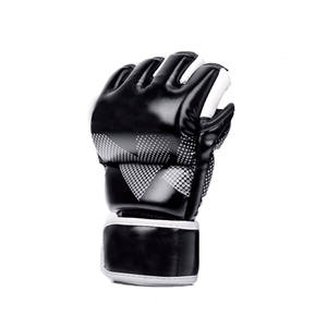 Guantes de Boxeo MMA de Cuero PU, Anti-Impactos, Absorbentes de Golpes, Transpirables, Ligeros, de Medio Dedo, con Correa de Muñeca Ajustable - Product Image 4