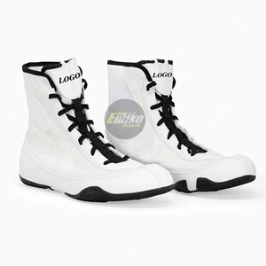 Zapatos de Boxeo y Lucha Libre Antideslizantes Profesionales Hechos en Fábrica con Diseños Personalizados, Soporte para el Tobillo y Paneles de Ventilación - Product Image 5