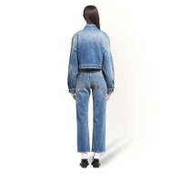 Chaquetas Vaqueras de Algodón Lavado Ecológicas y Transpirables para Mujer, Estilo Urbano para Otoño y Primavera, Corte Regular