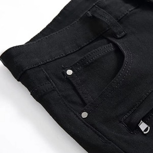 Short en jean vintage personnalisé pour homme, brodé et lavable, style décontracté et sexy, idéal pour l'été et l'automne - Product Image 5