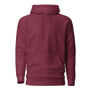 Sweat-shirt à capuche pour homme, coupe classique, couleur unie, en molleton de coton, pull décontracté avec poche avant, vêtement d'automne - Product Image 4